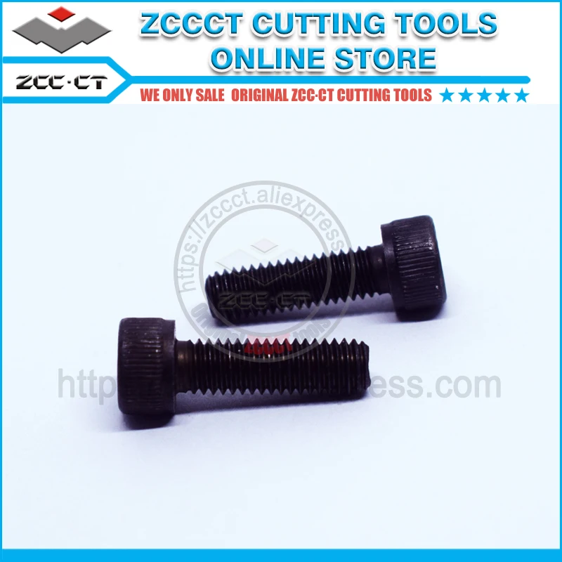 10pcs M6*20(GB70-85) ZCCCT turning tool holder screw carbide cutter bolt for QHDR and QGDR
10pcs M6*20(GB70-85) ZCCCT turning tool holder screw carbide cutter bolt for QHDR and QGDR