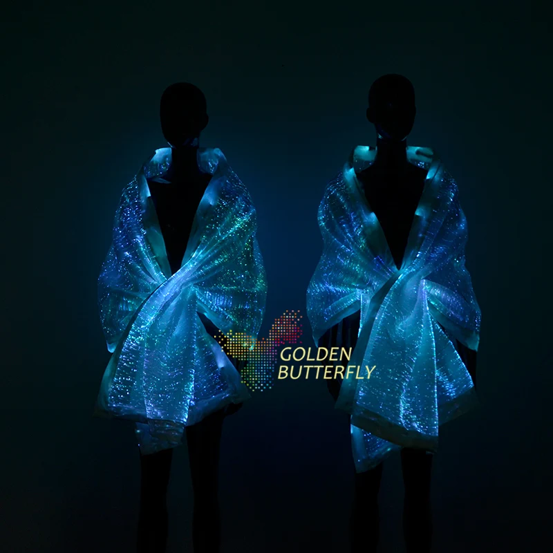 2018LED Luminous Shawl Lady Sexy Scarf Fashion Women Unique Design PROM Glowing Shawl Optical Fiber Cloth Shawl Free Shipping
2018LED Luminous Shawl Lady Sexy Scarf Fashion Women Unique Design PROM Glowing Shawl Optical Fiber Cloth Shawl Free Shipping