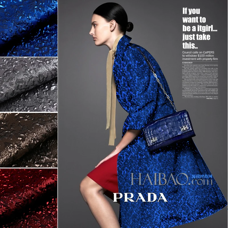 143*100cm1pc Good Quality Brocade Fabric French Design Silk Jacquard Brocade Fabric Sewing DIY Women Suit Dress Brocade afabric
143*100cm1pc Good Quality Brocade Fabric French Design Silk Jacquard Brocade Fabric Sewing DIY Women Suit Dress Brocade afabric
