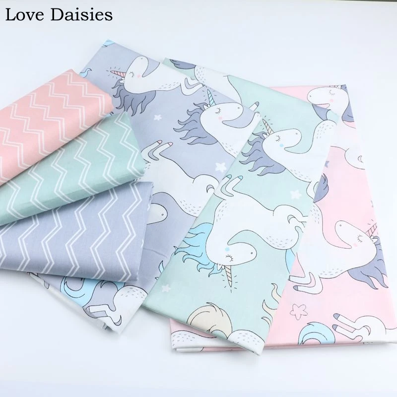 100% cotton twill new PINK GREEN GRAY cartoon white unicorn stars chevron fabrics for DIY crib bedding cushion handwork decor
100% cotton twill new PINK GREEN GRAY cartoon white unicorn stars chevron fabrics for DIY crib bedding cushion handwork decor