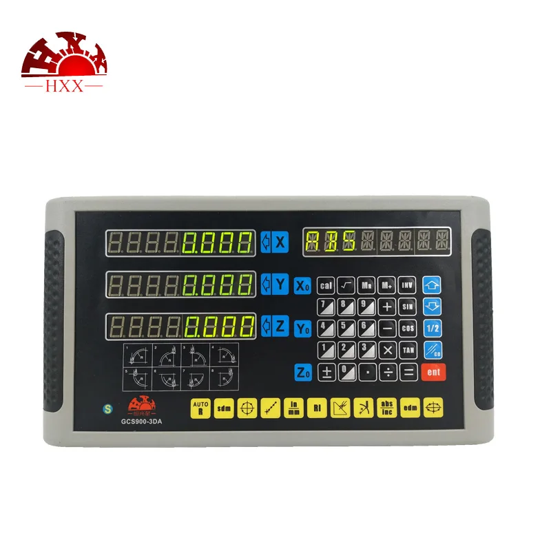 Hxx New Dro Set 3 Axis lcd Display GCS899-3DA Digital Encoder And 3 pcs GCS898 0-1000mm Linear Scales For lathe/mill/edm Machine
Hxx New Dro Set 3 Axis lcd Display GCS899-3DA Digital Encoder And 3 pcs GCS898 0-1000mm Linear Scales For lathe/mill/edm Machine