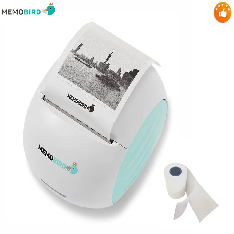 Portable Printer MEMOBIRD G2 New WIFI Printer Phone Remote Wireless Printer Barcode Photo Thermal Printer 1 roll can be pasted
Portable Printer MEMOBIRD G2 New WIFI Printer Phone Remote Wireless Printer Barcode Photo Thermal Printer 1 roll can be pasted