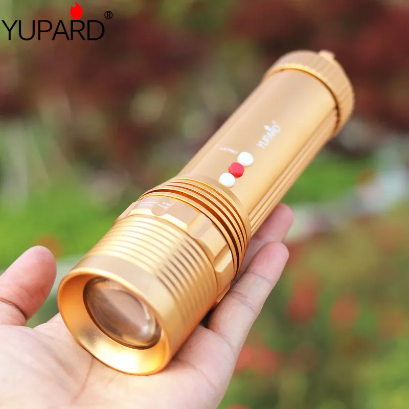 

YUPARD Q5 LED zoomable Flashlight lantern Torch SMD led white light red light For 3xAAA or 1x 18650 rechargeable battery