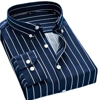 2019 Spring and Autumn Fashion New Men's Casual Long Sleeve Striped Shirt / Men's Slim Fit Business Shirts
2019 Spring and Autumn Fashion New Men's Casual Long Sleeve Striped Shirt / Men's Slim Fit Business Shirts