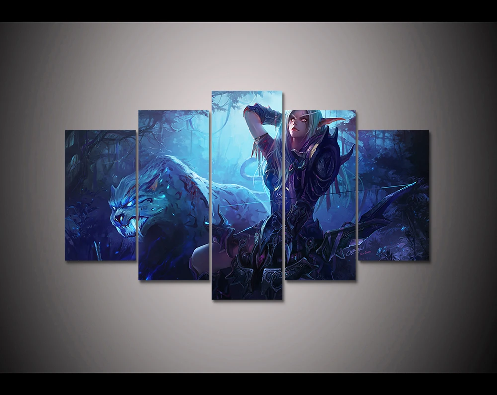 Video Game 5 panel HD printed canvas painting world of warcraft poster Modern Home Decor Wall art Picture For Living Room F1577
Video Game 5 panel HD printed canvas painting world of warcraft poster Modern Home Decor Wall art Picture For Living Room F1577