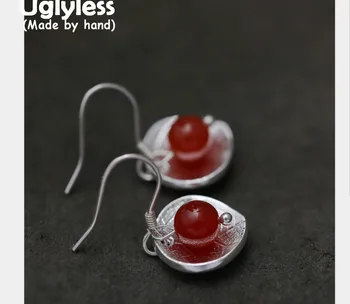 Uglyless Real S 990 Fine Silver Handmade Leaves Dangle Earrings Natural Agate Balls Brincos Jewelry Handmade Ethnic Bijoux Retro
Uglyless Real S 990 Fine Silver Handmade Leaves Dangle Earrings Natural Agate Balls Brincos Jewelry Handmade Ethnic Bijoux Retro