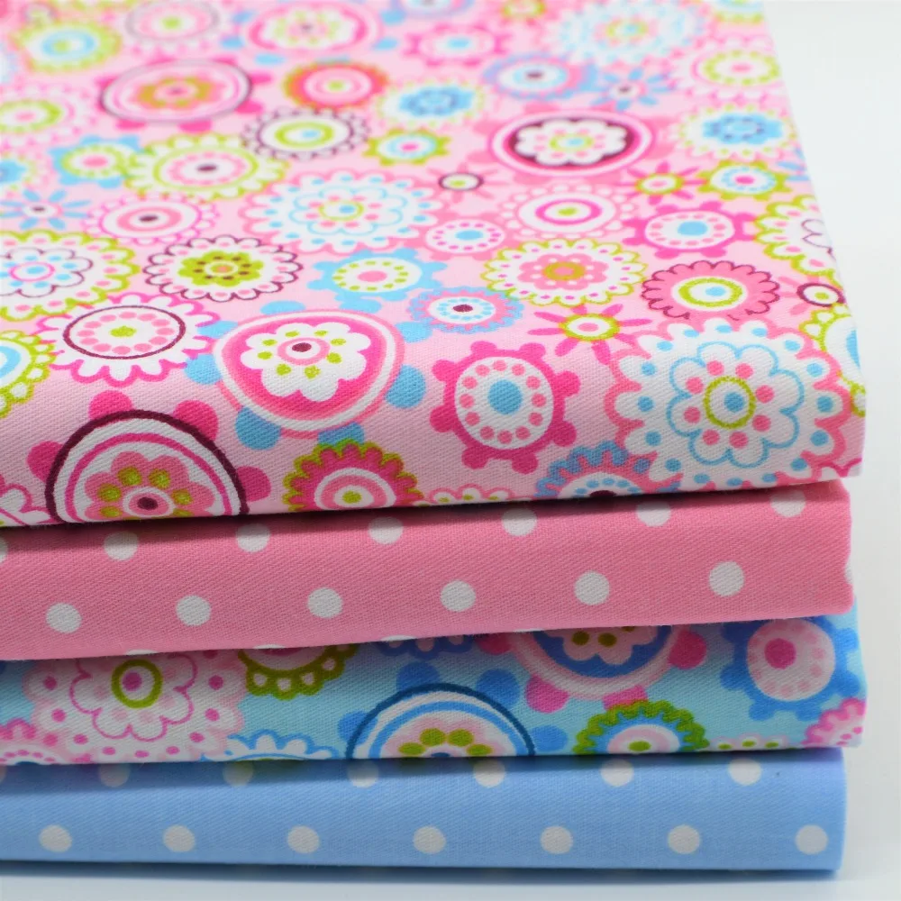 4pcs 40x50cm Floral Dots Cotton Fabric Bundle Quilting Patchwork Sewing Clothes Bedding Tissus Tilda Telas Costura Felt
4pcs 40x50cm Floral Dots Cotton Fabric Bundle Quilting Patchwork Sewing Clothes Bedding Tissus Tilda Telas Costura Felt