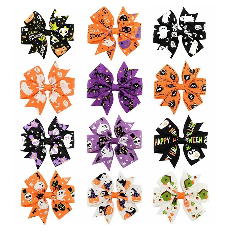 1 Piece Boutique Halloween Hair Bow With Clips For Kids Hair Pumpkin Hair Bow Halloween Hair Accessories 12 Styles!!!
1 Piece Boutique Halloween Hair Bow With Clips For Kids Hair Pumpkin Hair Bow Halloween Hair Accessories 12 Styles!!!