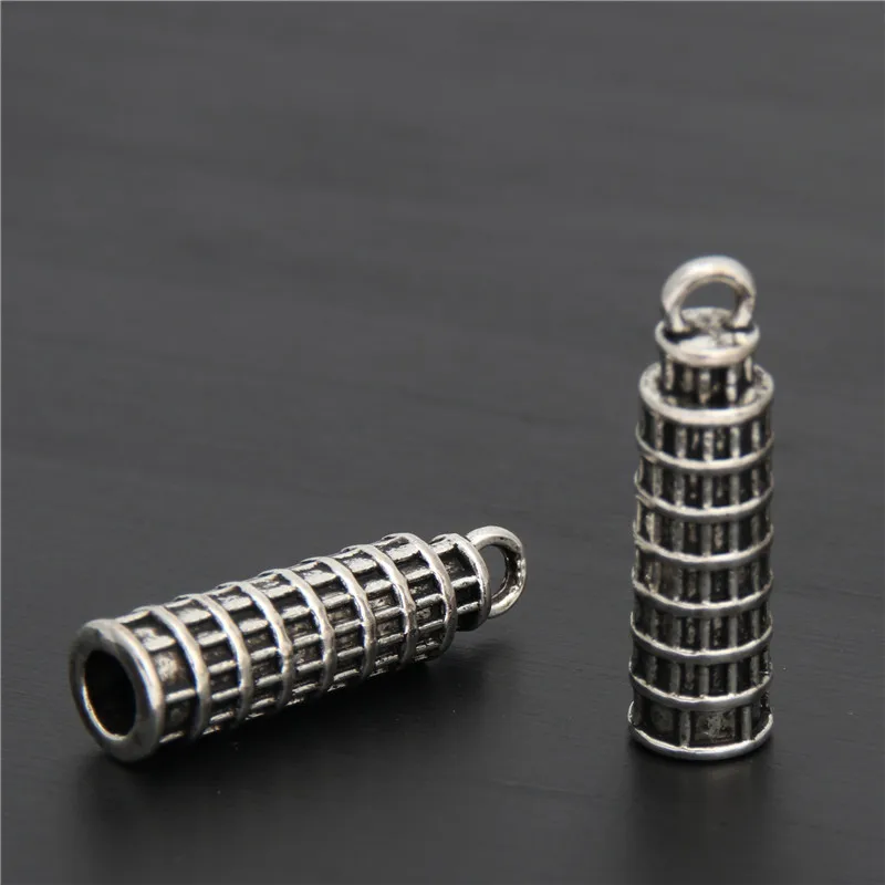 8pcs Antique Silver Leaning Tower Of Pisa Italy Charms Pendant Making Handmade Diy Jewelry A2948
8pcs Antique Silver Leaning Tower Of Pisa Italy Charms Pendant Making Handmade Diy Jewelry A2948