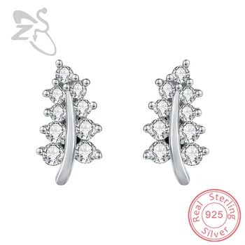 ZS Small Tree Earring Studs 925 Sterling Silver Earrings for Women Cubic Zircon Crystal Earring Female Leaf Silver Brincos Trees
ZS Small Tree Earring Studs 925 Sterling Silver Earrings for Women Cubic Zircon Crystal Earring Female Leaf Silver Brincos Trees