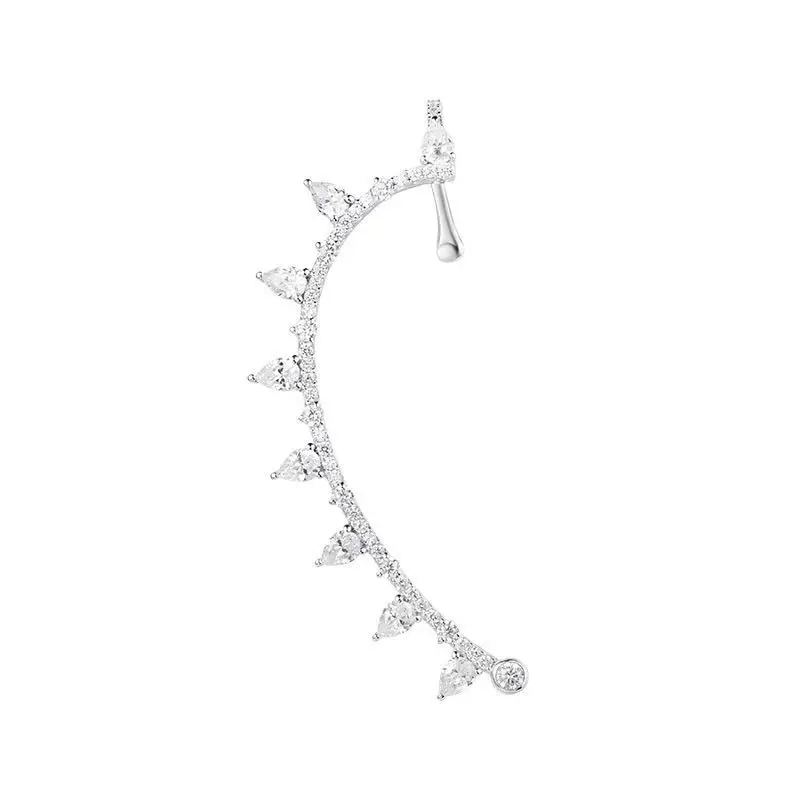 SLJELY 925 Sterling Silver 1Pc Cubic Zirconia Geometric Gear Ear Bone Clip Earring Unique Lace Flower Design Women Party Jewelry
SLJELY 925 Sterling Silver 1Pc Cubic Zirconia Geometric Gear Ear Bone Clip Earring Unique Lace Flower Design Women Party Jewelry