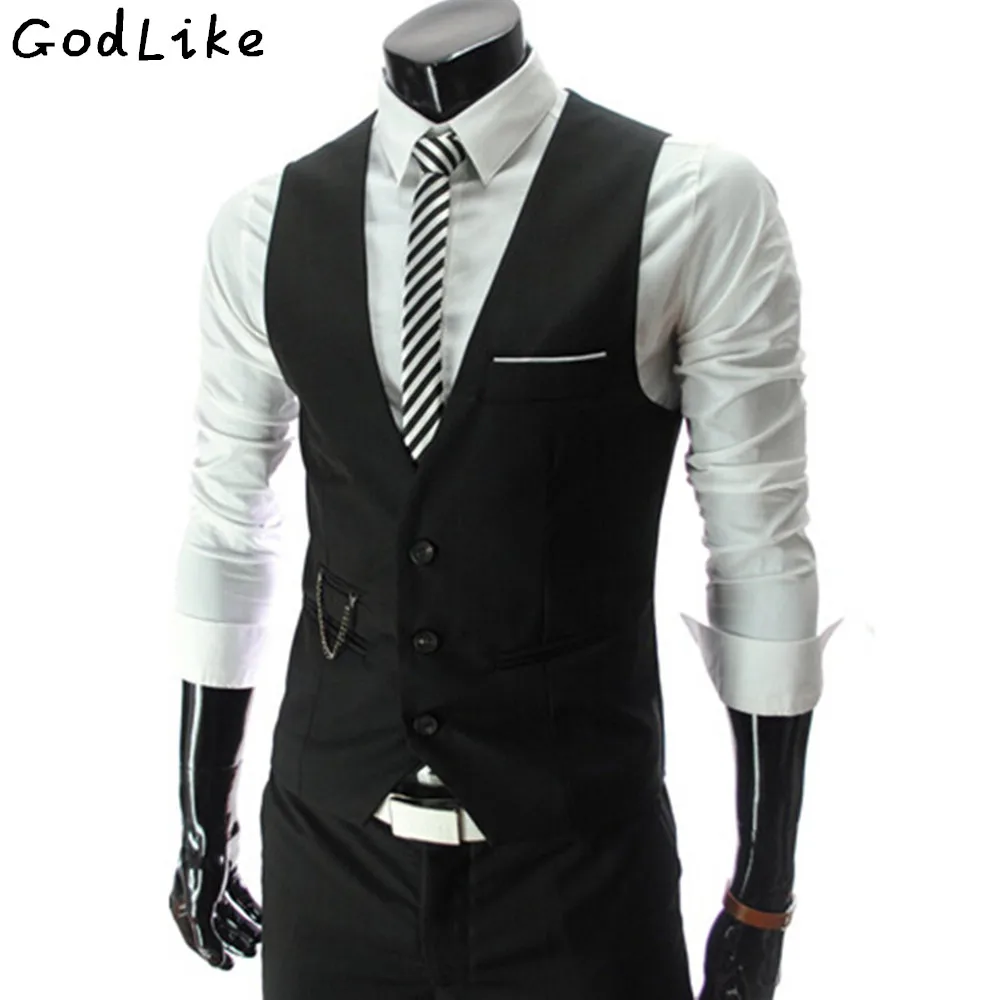 New Arrival 2017 Dress Vests For Men Slim Fit Mens Suit Vest Male Waistcoat Gilet Homme Casual Sleeveless Formal Business Jacket
New Arrival 2017 Dress Vests For Men Slim Fit Mens Suit Vest Male Waistcoat Gilet Homme Casual Sleeveless Formal Business Jacket