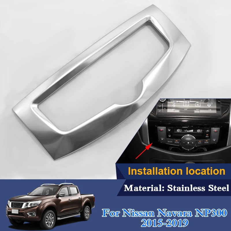 Stainless Steel For Nissan Navara NP300 D23 2018-2019 Car Styling Center Console Sequin Air Panel Accessories Auto Stickers
Stainless Steel For Nissan Navara NP300 D23 2018-2019 Car Styling Center Console Sequin Air Panel Accessories Auto Stickers