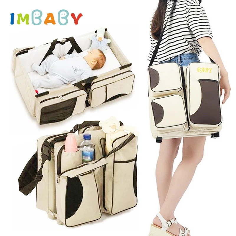 Портативная детская кровать IMBABY С 5 Карманами многофункциональная сумка для