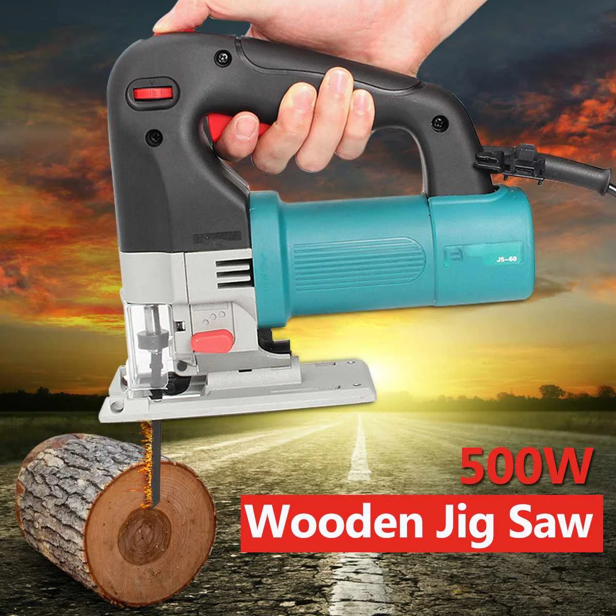 220V 500W Jig Saw Power Tool 3000r/min Electric Handle Orbital Jig Saw Woodworking Curve Chainsaw Cut Tool for Woodworking
220V 500W Jig Saw Power Tool 3000r/min Electric Handle Orbital Jig Saw Woodworking Curve Chainsaw Cut Tool for Woodworking