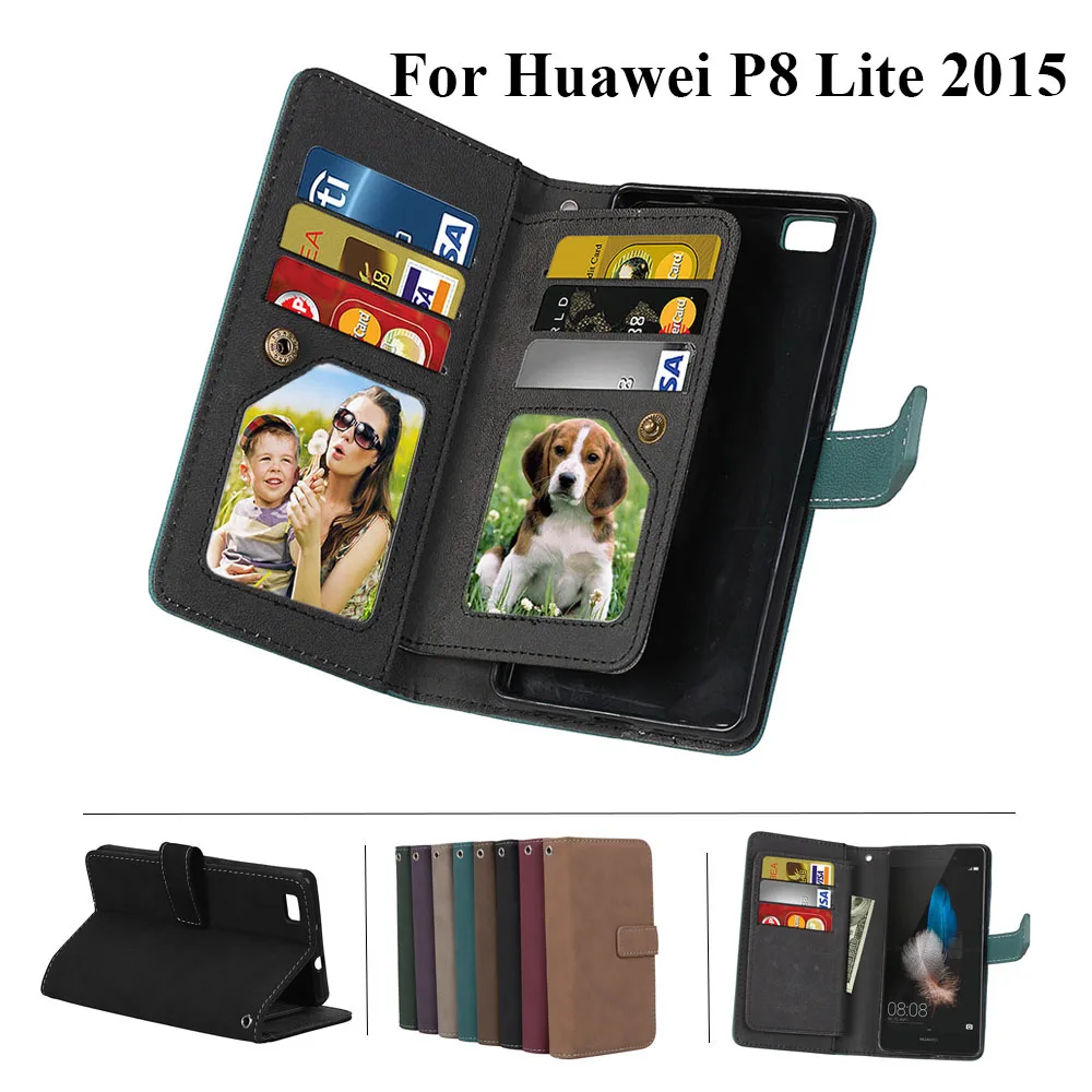 LUCKBUY Case for Huawei P8 Lite Cover 9 Card Slots Luxury PU Leather Wallet Matte Flip Case Capa Fundas For P8 Lite 2015 Cover
LUCKBUY Case for Huawei P8 Lite Cover 9 Card Slots Luxury PU Leather Wallet Matte Flip Case Capa Fundas For P8 Lite 2015 Cover