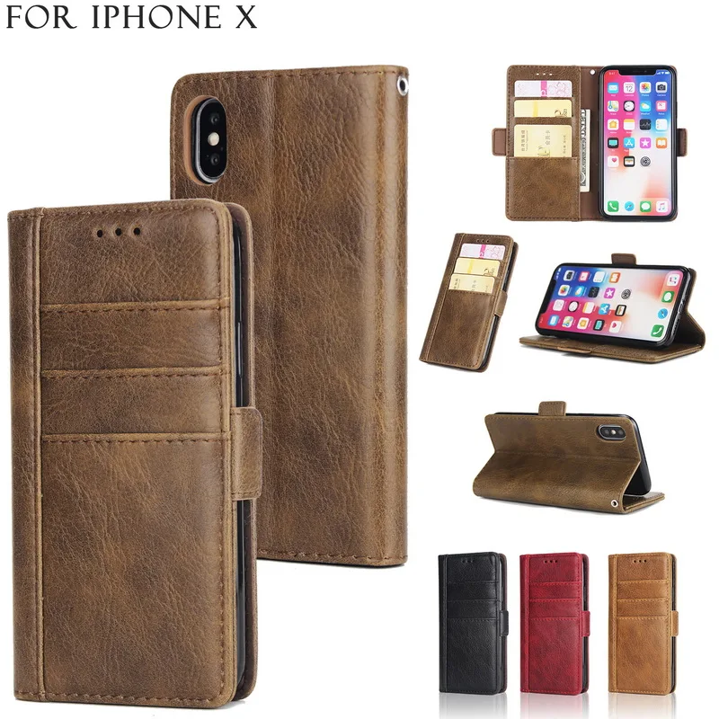 Luxury Real Genuine Leather Flip Wallet Case For iPhone XS MAX XR Multi Card Holder Cover For iPhone X 7 8 6 S 6S Plus Book Case
Luxury Real Genuine Leather Flip Wallet Case For iPhone XS MAX XR Multi Card Holder Cover For iPhone X 7 8 6 S 6S Plus Book Case