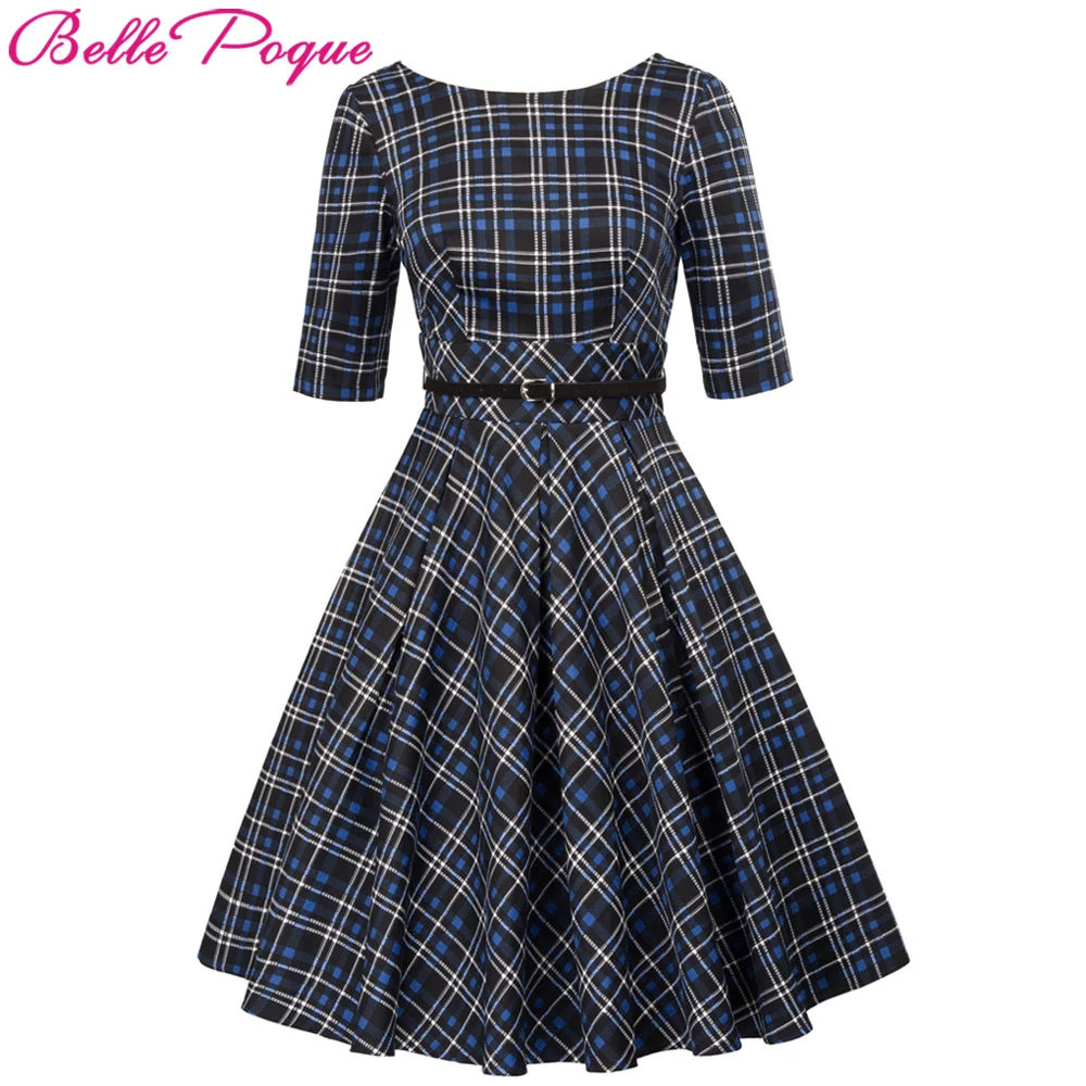 Vintage Plaid Dresses 50s 60s Women Summer Autumn Retro Clothing 2018 Cotton Party Robe Rockabilly Feminine Big Swing Vestidos
Vintage Plaid Dresses 50s 60s Women Summer Autumn Retro Clothing 2018 Cotton Party Robe Rockabilly Feminine Big Swing Vestidos