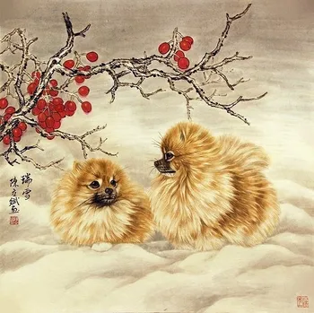 DIY Unfinished 100% Mulberry Silk Suzhou Embroidery Sets Printed Patterns Needlework Kits dogs in snow 40*40cm
DIY Unfinished 100% Mulberry Silk Suzhou Embroidery Sets Printed Patterns Needlework Kits dogs in snow 40*40cm