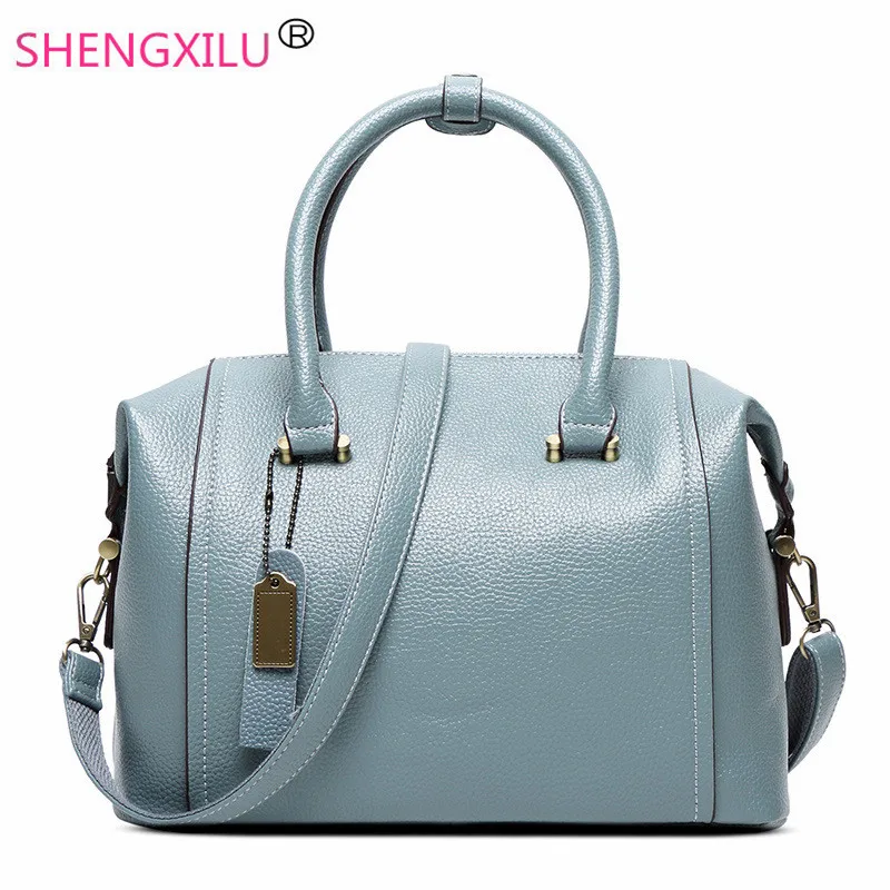 Shengxilu Spring Genuine Leather Women Handbags Ladies Boston Women Shoulder bags Brand Crossbody Bags Pillow Blue Girls Totes
Shengxilu Spring Genuine Leather Women Handbags Ladies Boston Women Shoulder bags Brand Crossbody Bags Pillow Blue Girls Totes