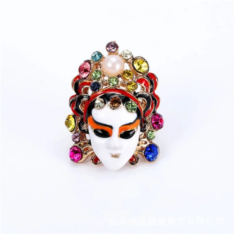 New Adjustable Enamel Yellow Eyebrows Peking Opera Colorful Face Free Size Open Ring Women Rings , Drop Shipping New1001-12
New Adjustable Enamel Yellow Eyebrows Peking Opera Colorful Face Free Size Open Ring Women Rings , Drop Shipping New1001-12
