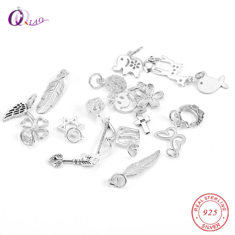 A pair 925 sterling silver charms Pendant silver animal pendant for Necklace bracelet making women silver jewelry 24 styles
A pair 925 sterling silver charms Pendant silver animal pendant for Necklace bracelet making women silver jewelry 24 styles