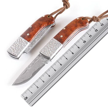 TIGEND Folding knife Damascus blade red shadow wooden handle camping outdoor tactical survival EDC tool knife
TIGEND Folding knife Damascus blade red shadow wooden handle camping outdoor tactical survival EDC tool knife