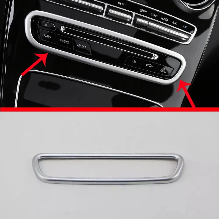 For Benz GLC Class X205 2015-2017 ABS Pearl Chrome Inside Interior center control Cover Trim Car Accessories Stickers W4
For Benz GLC Class X205 2015-2017 ABS Pearl Chrome Inside Interior center control Cover Trim Car Accessories Stickers W4