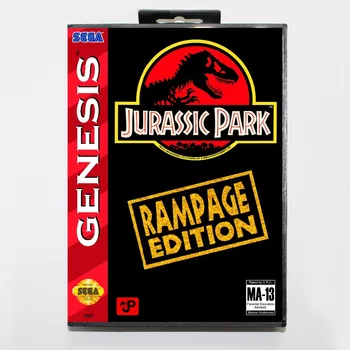 16 bit Sega MD game Cartridge with Retail box - Jurassic Park Rampage Edition game cart for Megadrive for Genesis system
16 bit Sega MD game Cartridge with Retail box - Jurassic Park Rampage Edition game cart for Megadrive for Genesis system