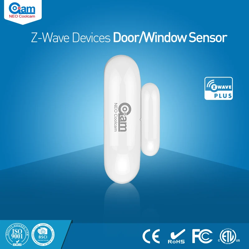 

NEO Coolcam NAS-DS01Z Smart Home Z-Wave Plus Door Window Sensor Compatible with Z-wave 300 series and 500 series Home Automation