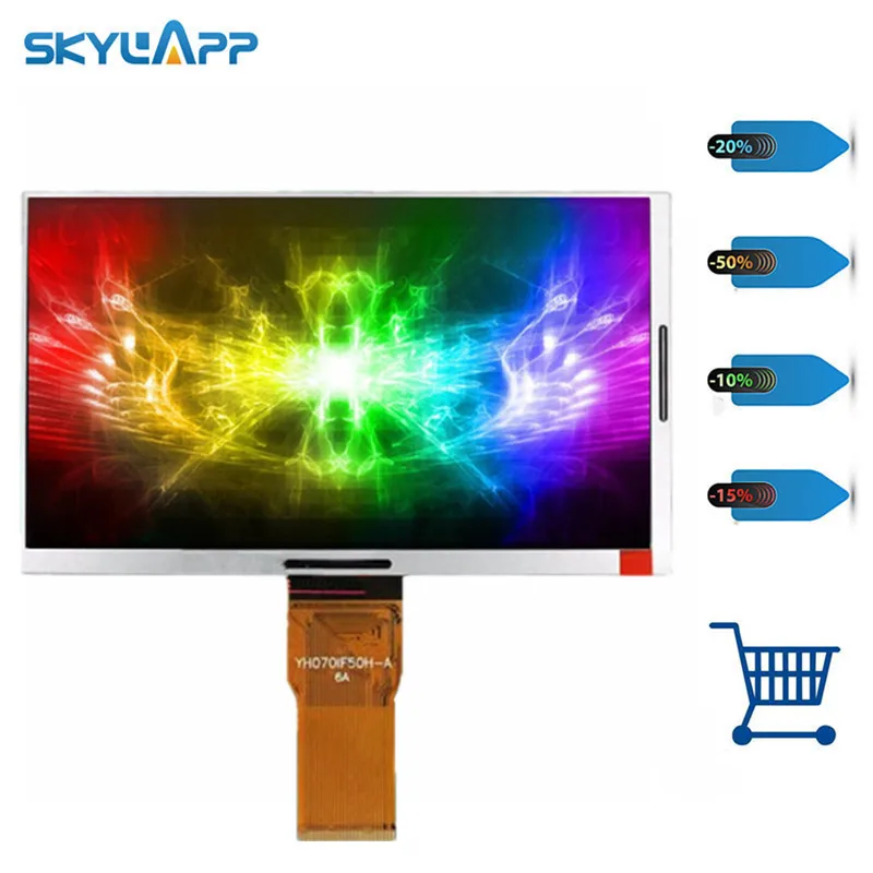 Skylarpu 7 inch LCD Screen for YH070IF50H-A display panel Repairment Parts 163*97mm (without touch) Free shipping
Skylarpu 7 inch LCD Screen for YH070IF50H-A display panel Repairment Parts 163*97mm (without touch) Free shipping