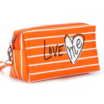 Portable Women Makeup Bag Nylon Waterproof Striped Printed Zipped Cosmetics Organizer Storage Ladies Travel Clutch Bags AB@W3
Portable Women Makeup Bag Nylon Waterproof Striped Printed Zipped Cosmetics Organizer Storage Ladies Travel Clutch Bags AB@W3