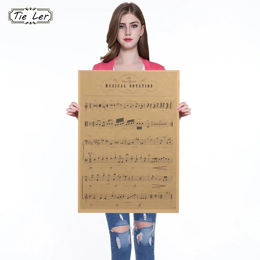 Sheet Music Daquan Posters Vintage Kraft Paper Decorative Painting Wall Paper Home Decor Wall Sticker 51.5x36cm
Sheet Music Daquan Posters Vintage Kraft Paper Decorative Painting Wall Paper Home Decor Wall Sticker 51.5x36cm