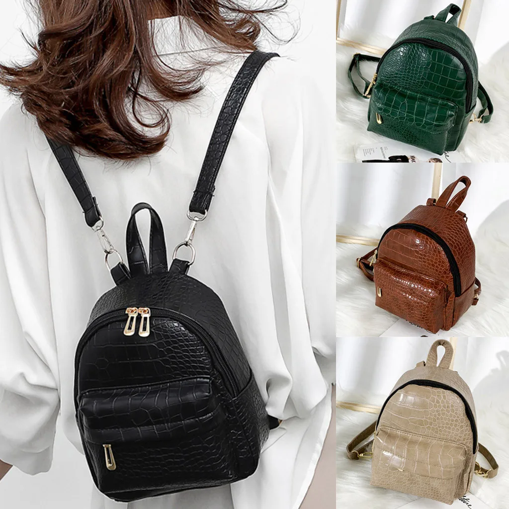 backpack travel Fashion womenLeather Crocodile Pattern Shoulder Travel Bag Women's Bag women backpack for school teenagers Ju22
backpack travel Fashion womenLeather Crocodile Pattern Shoulder Travel Bag Women's Bag women backpack for school teenagers Ju22