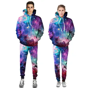 2PCS 3D Starry Sky Outfit Tracksuits Lovers Pack Unisex Men Women Pants Set Pullovers Hooded Hoodies Long Sweatpants Winter
2PCS 3D Starry Sky Outfit Tracksuits Lovers Pack Unisex Men Women Pants Set Pullovers Hooded Hoodies Long Sweatpants Winter