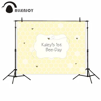 Allenjoy photography backdrops lovely baby birthday backdrop yellow Bee hive custom background vinyl for photography
Allenjoy photography backdrops lovely baby birthday backdrop yellow Bee hive custom background vinyl for photography