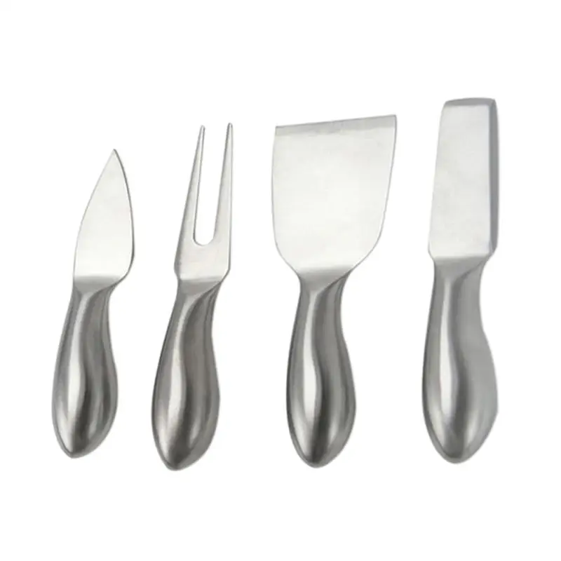 4Pcs Stainless Steel Cheese Knife Kit Butter Knife Cheese Spreader - Knife + Cheese Fork + Cheese Shovel + Small Cutter
4Pcs Stainless Steel Cheese Knife Kit Butter Knife Cheese Spreader - Knife + Cheese Fork + Cheese Shovel + Small Cutter