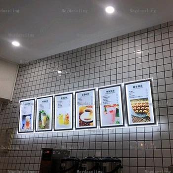 6PCSXA3 Crystal Frame LED Illuminated Wall Mounted Menu Boards,LED Photo Frames Light Boxes
6PCSXA3 Crystal Frame LED Illuminated Wall Mounted Menu Boards,LED Photo Frames Light Boxes