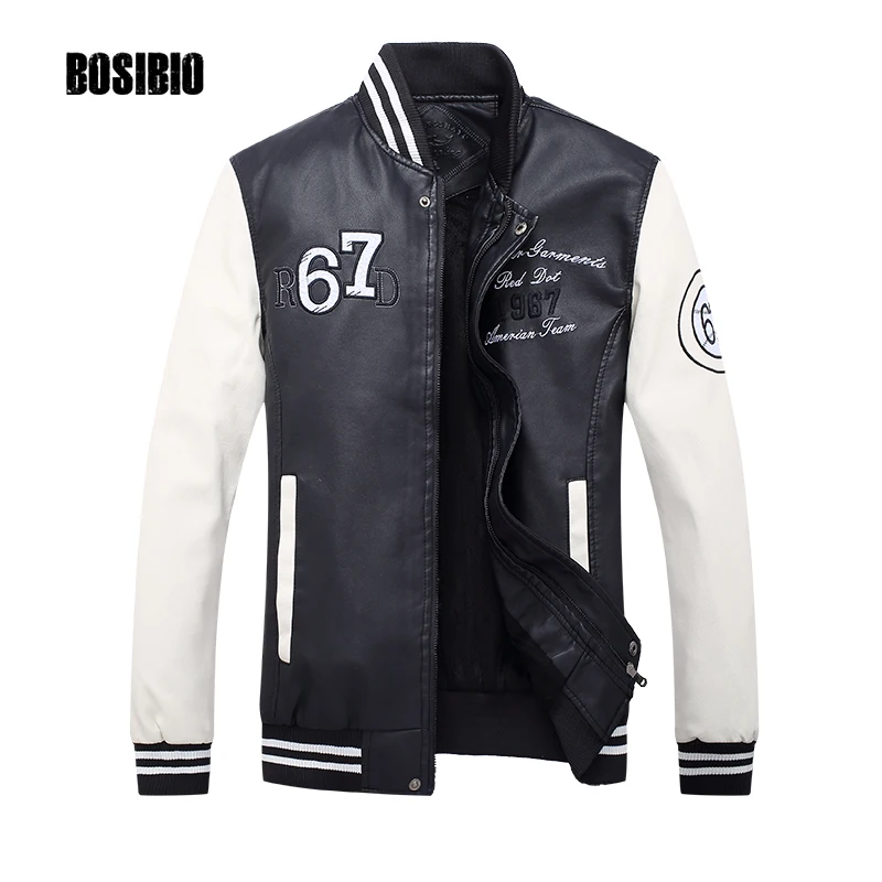 Spring Autumn Mens Fashion Jacket 2017 New Arrival PU Leather Male Motorcycle Jacket And Coats Embroidery Stand Collar 8802
Spring Autumn Mens Fashion Jacket 2017 New Arrival PU Leather Male Motorcycle Jacket And Coats Embroidery Stand Collar 8802