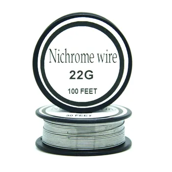 100 FT/1pcs Nichrome wire 22 Gauge 0.6mm heating wire for Electronic cigarette RDA RBA Resistance Resistor AWG Heating wire
100 FT/1pcs Nichrome wire 22 Gauge 0.6mm heating wire for Electronic cigarette RDA RBA Resistance Resistor AWG Heating wire