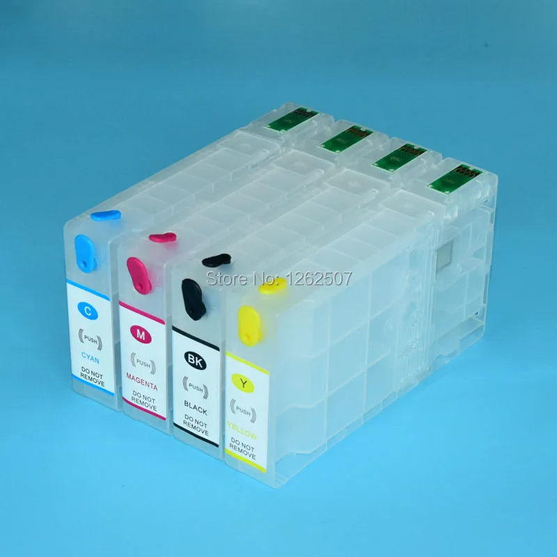 T6771-T6774 ink cartridge 100ml x 4color For Epson WorkForce Pro WP-4011 WP-4511 WP-4521 WP-4531 Printers
T6771-T6774 ink cartridge 100ml x 4color For Epson WorkForce Pro WP-4011 WP-4511 WP-4521 WP-4531 Printers