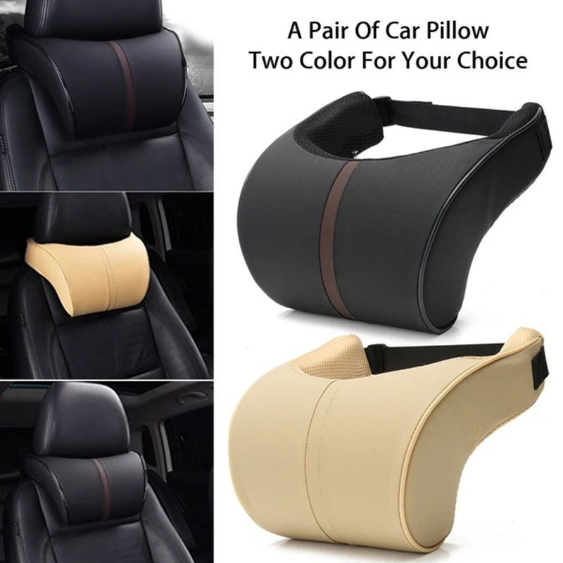 1PC PU Leather Auto Car Neck Pillow Memory Foam Pillows Neck Rest Seat Headrest Cushion Pad Automobiles Accessories
1PC PU Leather Auto Car Neck Pillow Memory Foam Pillows Neck Rest Seat Headrest Cushion Pad Automobiles Accessories
