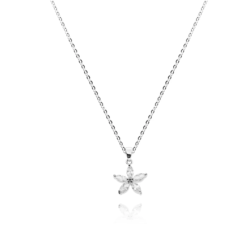 Crystal flower pendant necklace female clavicle chain hipster simple small fresh wild gift
Crystal flower pendant necklace female clavicle chain hipster simple small fresh wild gift