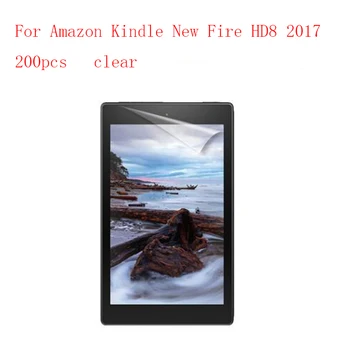 Transparent Tablet LCD film Screen Protector for Amazon Kindle New Fire HD8 2017 9H Anti-scratch without retail packing 200X/lot
Transparent Tablet LCD film Screen Protector for Amazon Kindle New Fire HD8 2017 9H Anti-scratch without retail packing 200X/lot