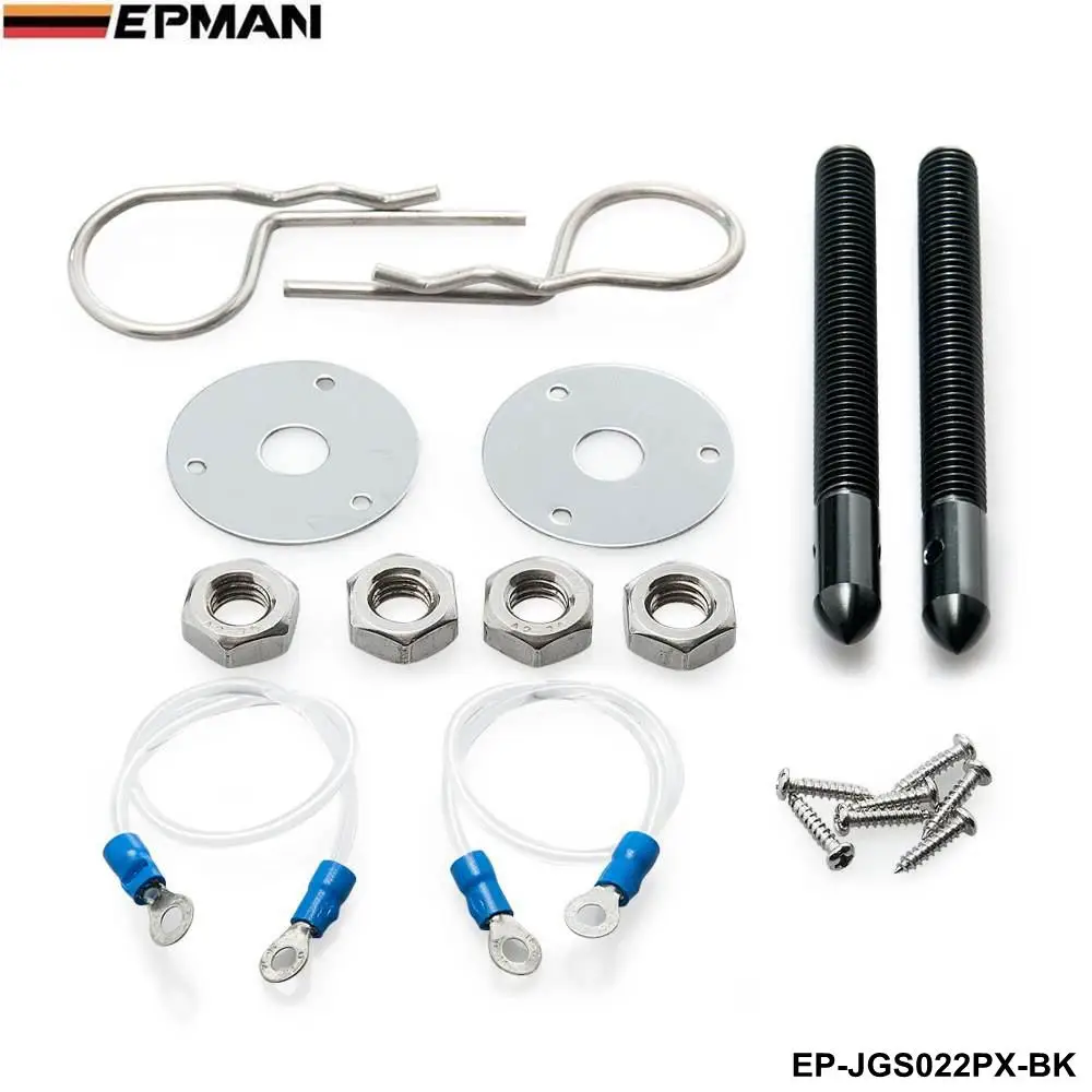 Universal Racing Epman Sport Hair Pin Style Hood Pin Locking Kit With Lanyard For VW GOLF GTI MK3 MK7 MK5 EP-JGS022PX
Universal Racing Epman Sport Hair Pin Style Hood Pin Locking Kit With Lanyard For VW GOLF GTI MK3 MK7 MK5 EP-JGS022PX