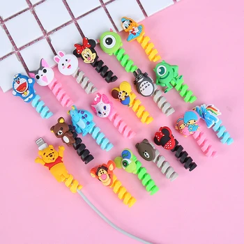 100pcs/lot Spiral Cord Holder Cable Winder Cartoon USB Cable Earphone Protector Charging line saver For iphone cable protection
100pcs/lot Spiral Cord Holder Cable Winder Cartoon USB Cable Earphone Protector Charging line saver For iphone cable protection