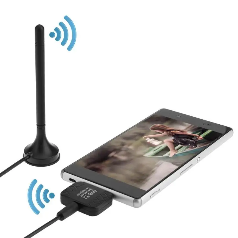 ALLOYSEED Micro USB Digital TV Receiver Tuner Satellite Receiver Stick for Android Phone Tablet DVB-T2 DTV Link USB
ALLOYSEED Micro USB Digital TV Receiver Tuner Satellite Receiver Stick for Android Phone Tablet DVB-T2 DTV Link USB