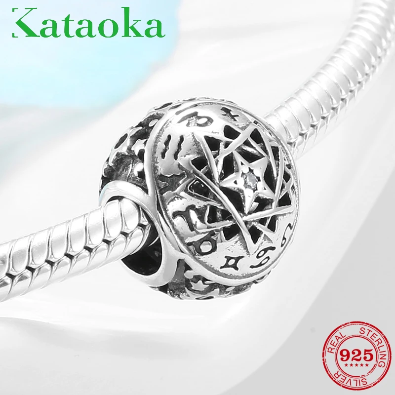 Twelve Constellations Authentic 925 Sterling Silver luck Zodiac Beads Fit Original Pandora Charm Bracelet Bangles Jewelry making
Twelve Constellations Authentic 925 Sterling Silver luck Zodiac Beads Fit Original Pandora Charm Bracelet Bangles Jewelry making