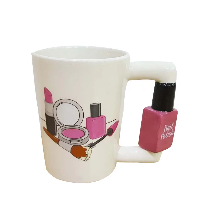 300ml Creative Ceramic Mugs Girl Tools Beauty Kit Specials Nail Polish Handle Tea Coffee Cup Personalized Mug Beauty Tool Cup
300ml Creative Ceramic Mugs Girl Tools Beauty Kit Specials Nail Polish Handle Tea Coffee Cup Personalized Mug Beauty Tool Cup