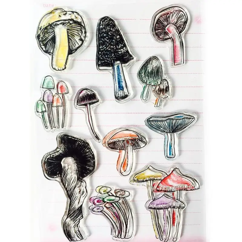Mushroom Clear Stamps for Scrapbooking DIYPhoto Album Decorative Silicone Rubber Stamp
Mushroom Clear Stamps for Scrapbooking DIYPhoto Album Decorative Silicone Rubber Stamp